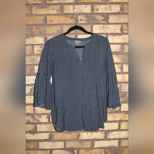 Van Heusen polkadot blouse